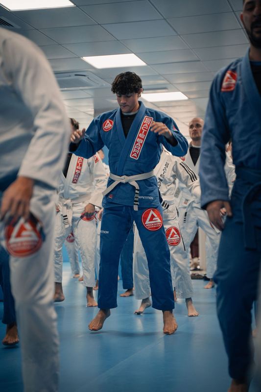 Students at a belt promotion