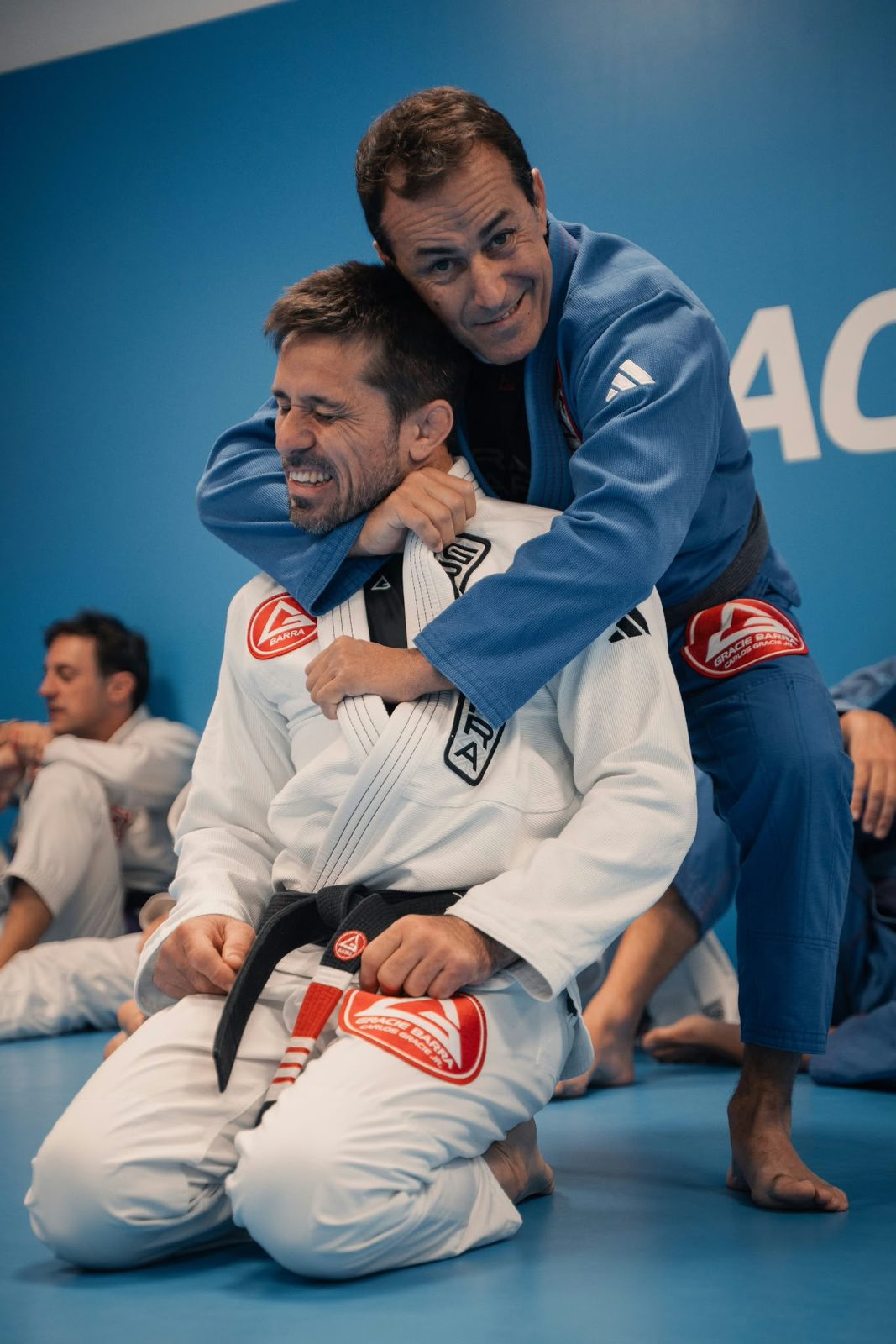 Instructor demonstrating a technique