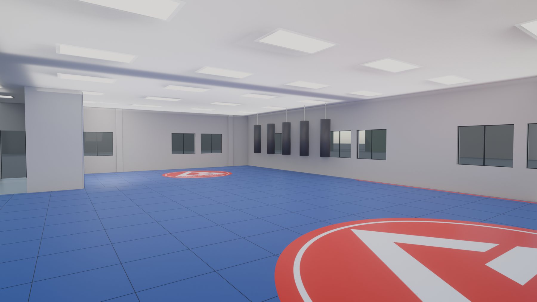 Main training floor